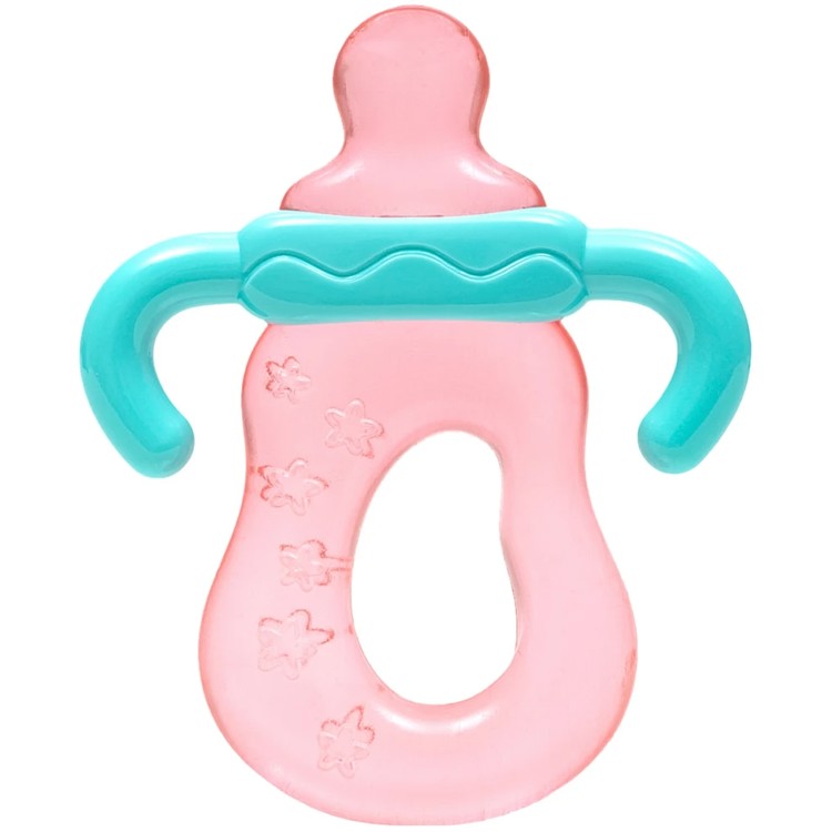 Mordedor com Água Mamadeira  Rosa - Buba