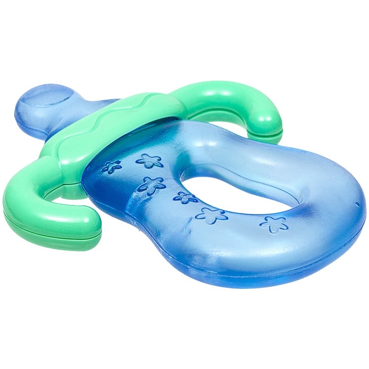 Mordedor com Água Mamadeira  Azul - Buba