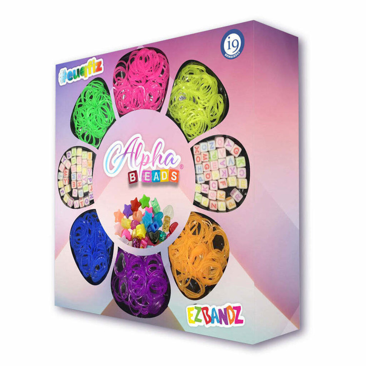 Kit EuQFiz - Alpha Beads Ezbandz - I9 Brinquedos