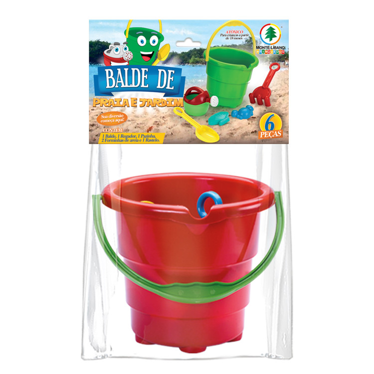 Balde de Praia e Jardim - Monte Líbano Brinquedos