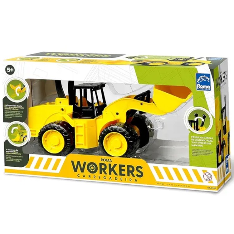 Carregadeira Workers - Roma Brinquedos