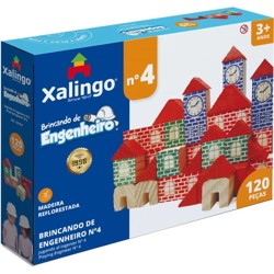 Brincando de Engenheiro nº 4 -  120 Peças - Xalingo
