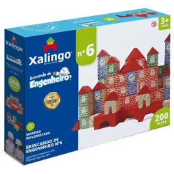 Brincando de Engenheiro nº 6 - 200 Peças - Xalingo