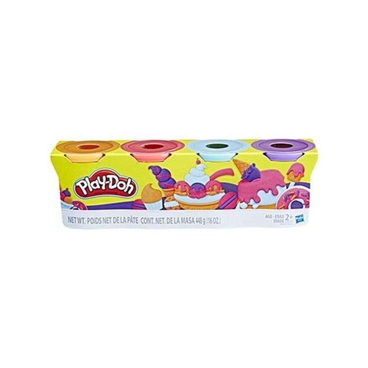 Play-Doh Massa de Modelar - Kit com 4 Potes - Hasbro