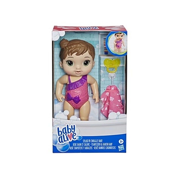 Baby Alive - Banhos Carinhosos Morena - Hasbro