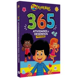 3 Palavrinhas - 365 Atividades e Desenhos  para Colorir - Ciranda Cultural